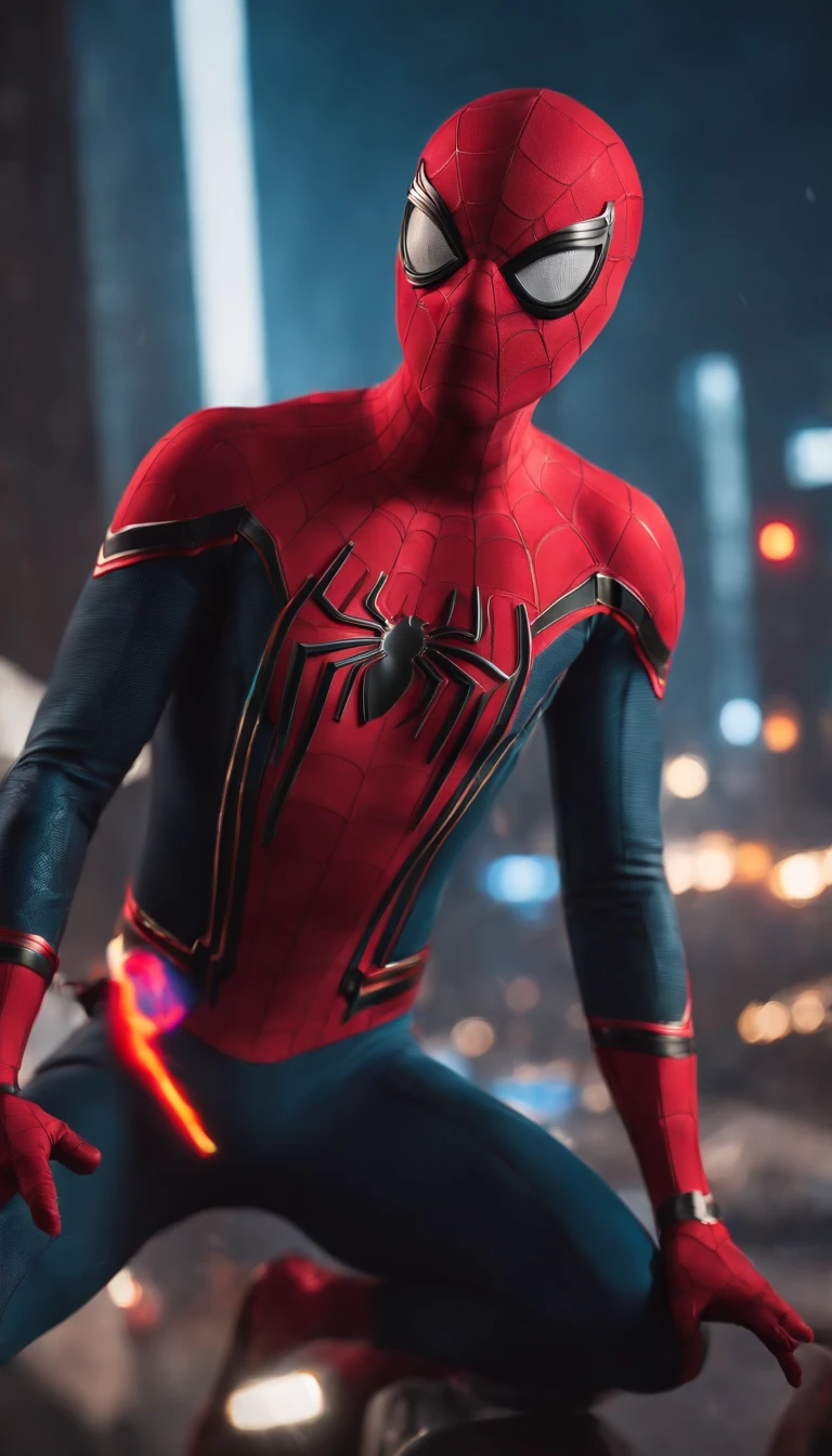 Spider man,Cyberpunk,8k.