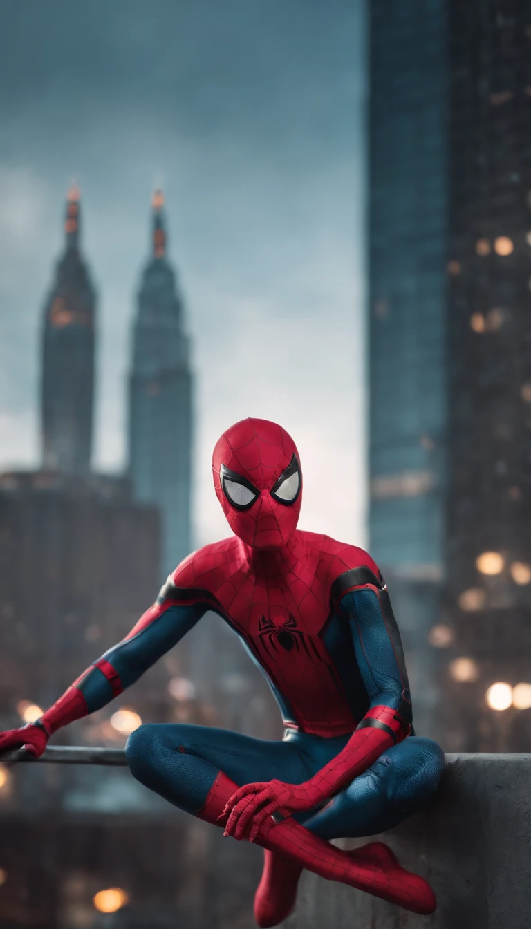 Spider man,Cyberpunk,8k.