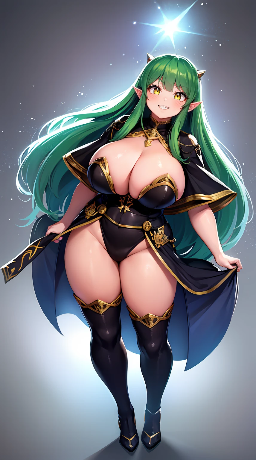 lum., curvy, huge breast, bimbo,masterpiece, best quality,, corset, breastplate,lum, , urusei yatsura, cloak, pants, pullover kimono,martial pov,, pantyhose, sharpteeth, standing,smile, matial art,, full body, boots , pant, medium breast, pants, pullover,martial pov,god rays, ray tracing, sparkle, cinematic lighting, UHD, retina, masterpiece, ccurate, anatomically correct, textured skin, super detail, high details, high quality, award winning, best quality, highres, 1080P, HD, 4K, thunder aura, light aura, sharpteeth,, super powers, full body, standing, tunic,woman-medieval-clothes, fangs, smile, green hair,, teeth, big breast, long hair, sharpteeth, huge breast, curvy, yellow eyes, sharpteeth,