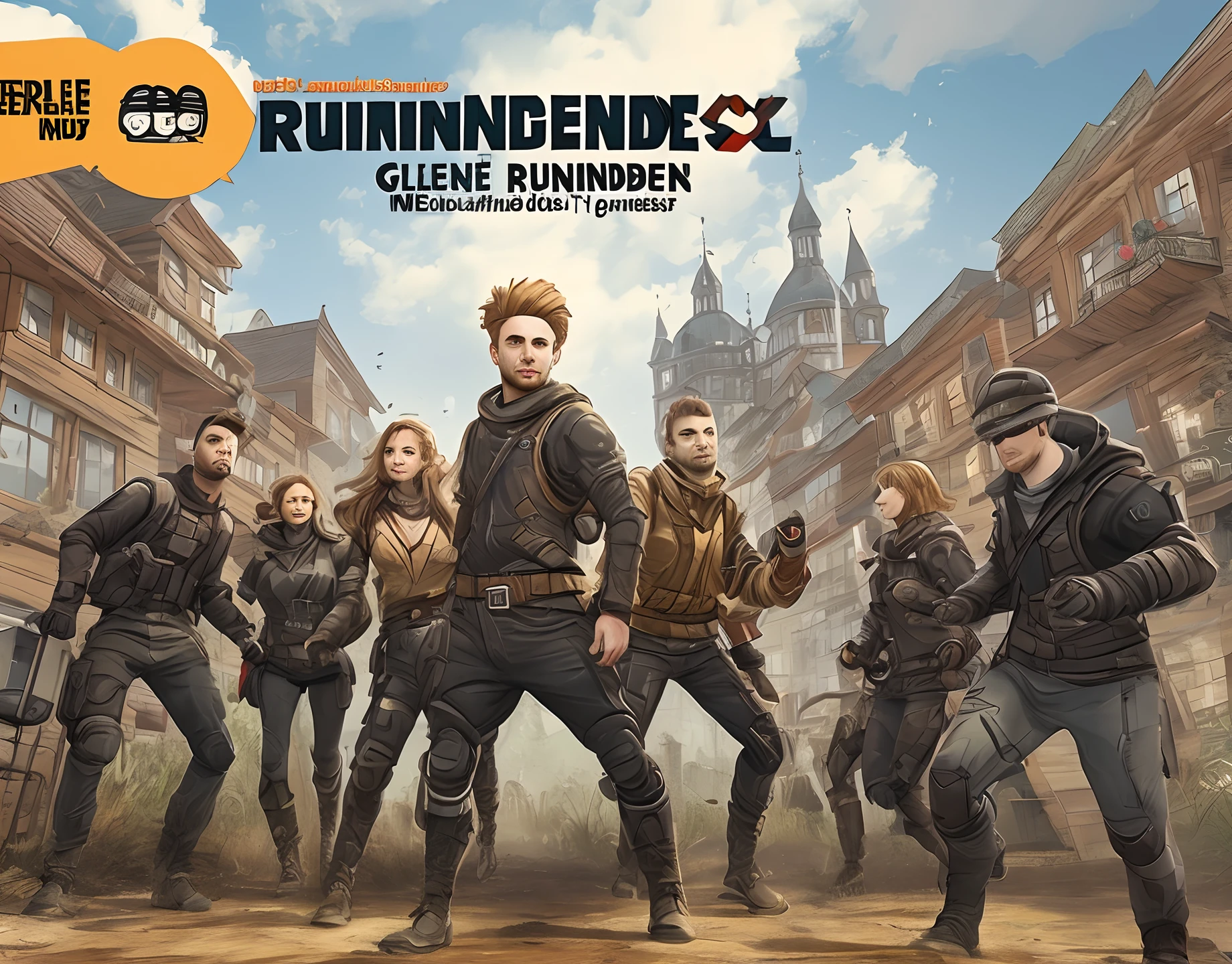 Erstelle ein einladendes Bild zum neuen Jugendprojekt rund um den Glauben