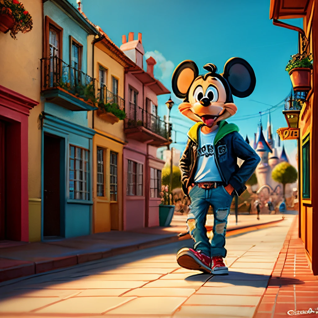 Modelo Disney pixar cartoon