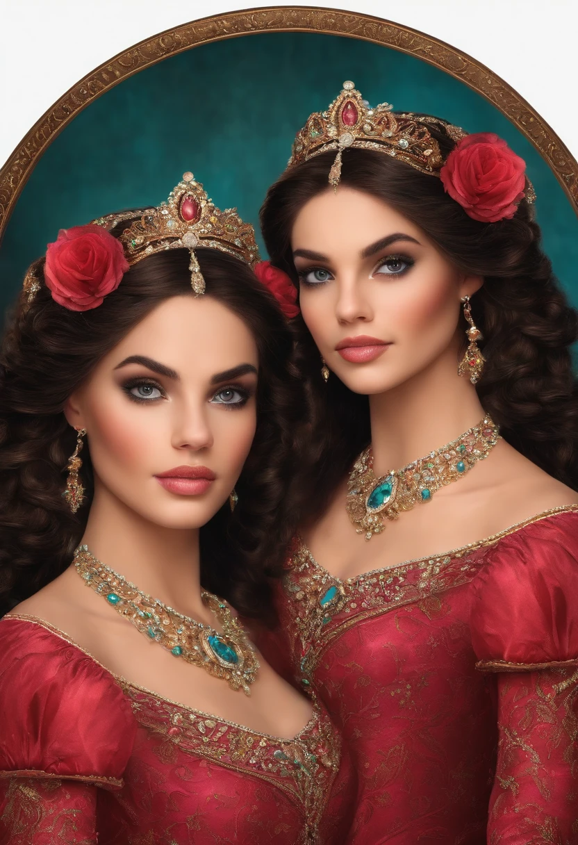 A princesss and her twin sister