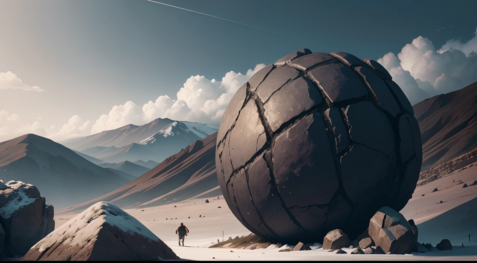 Zeus condemned Sisyphus to push a boulder up a hill forever, only to watch it roll back down again