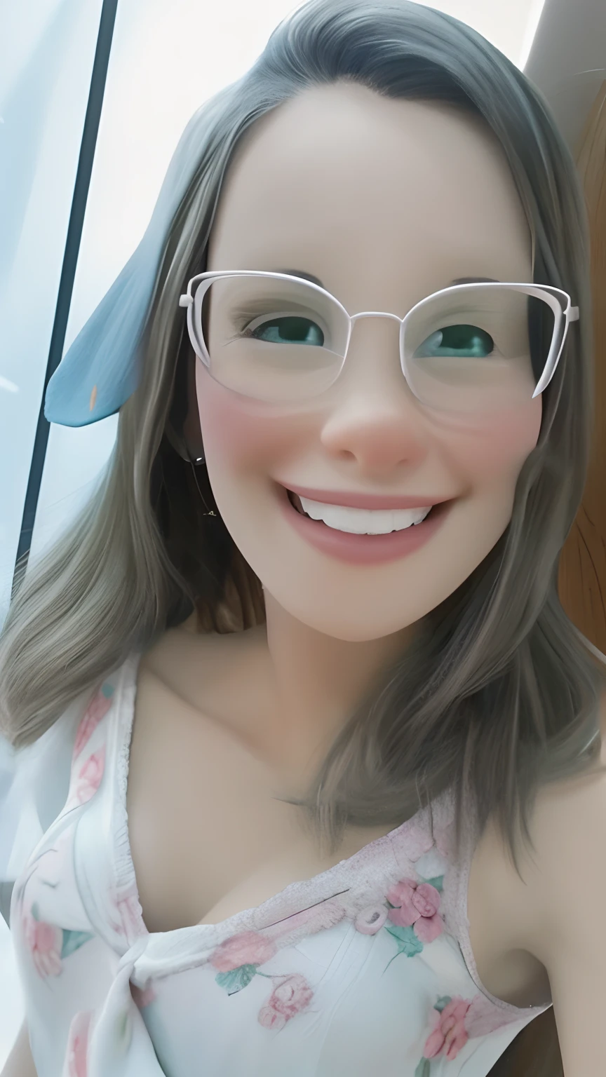 Mulher, sorriso, Pixar