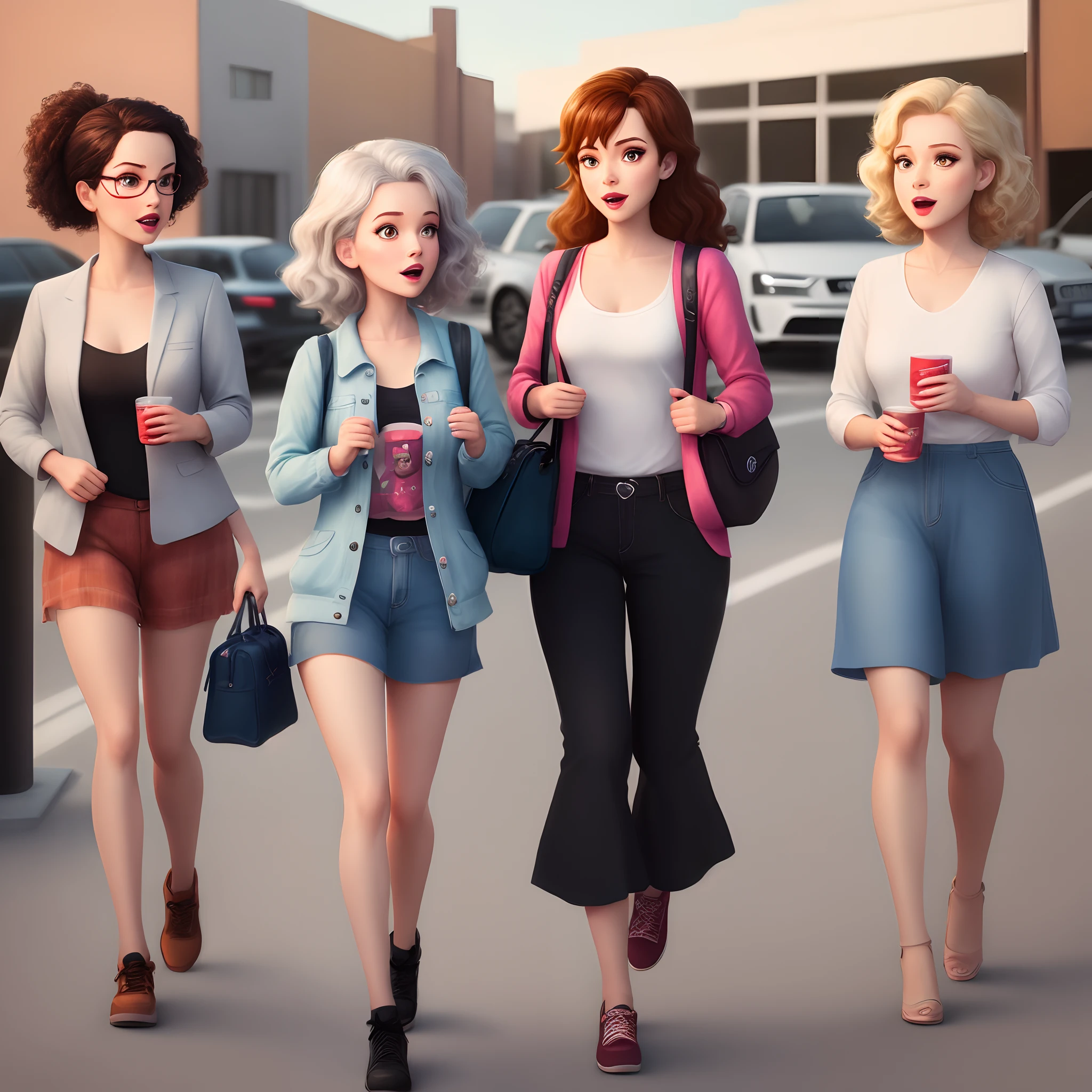 Audi Pixar girls