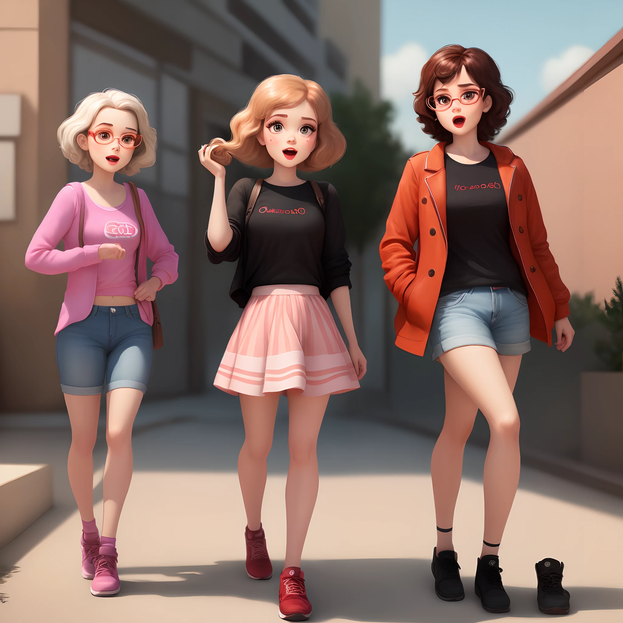 Audi Pixar girls