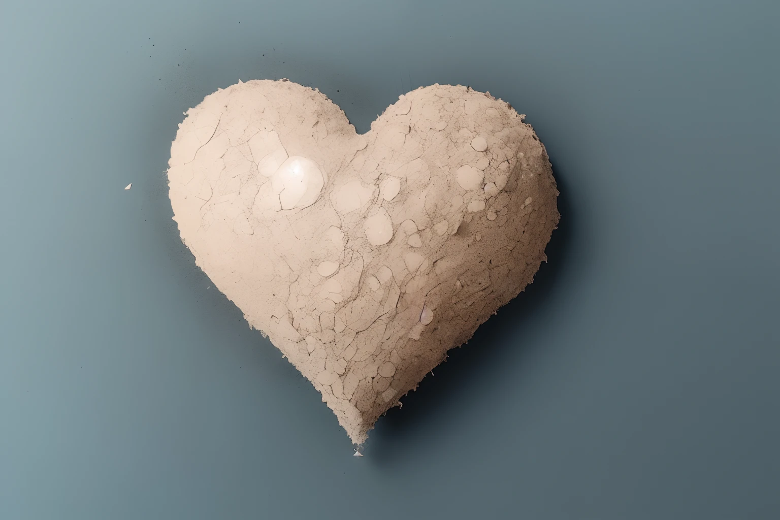 A dissolving heart