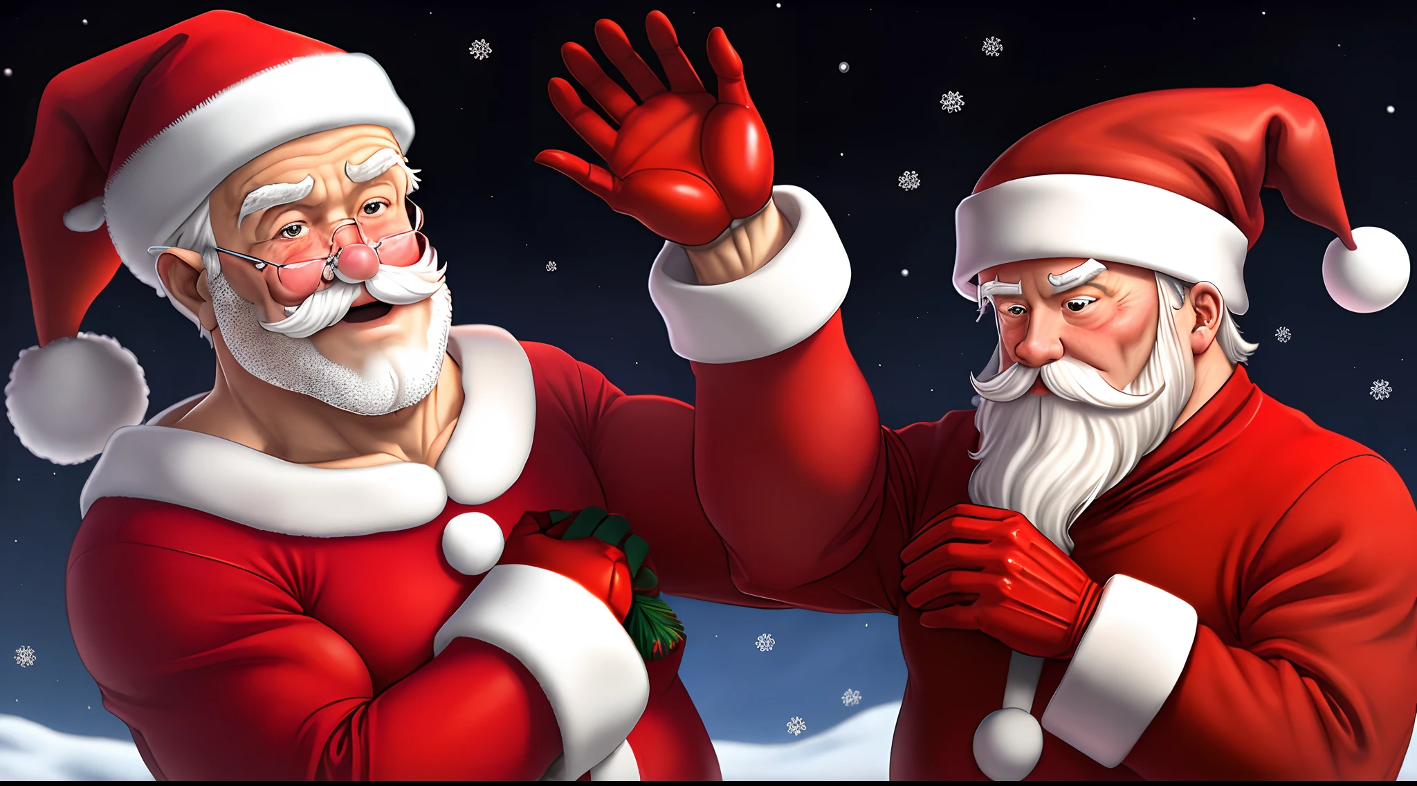 Crab Santa
