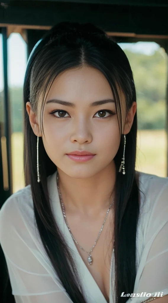 best quality,4k,8k,Altas,master part:1.2,ultra-detalhado,Realistic:1.37,retrato,Pintura,HDR,UHD,
studio lighting,foco nítido,Physically-based rendering,profissional,vivid colors,Mai Shiranui,Longas, flowing hair,olhos expressivos,delicate facial features,figura curva,traditional asian costume,Pose sedutora,postura de luta,fundo ardente,soft lighting,sombras sutis,beleza cativante, green eyes