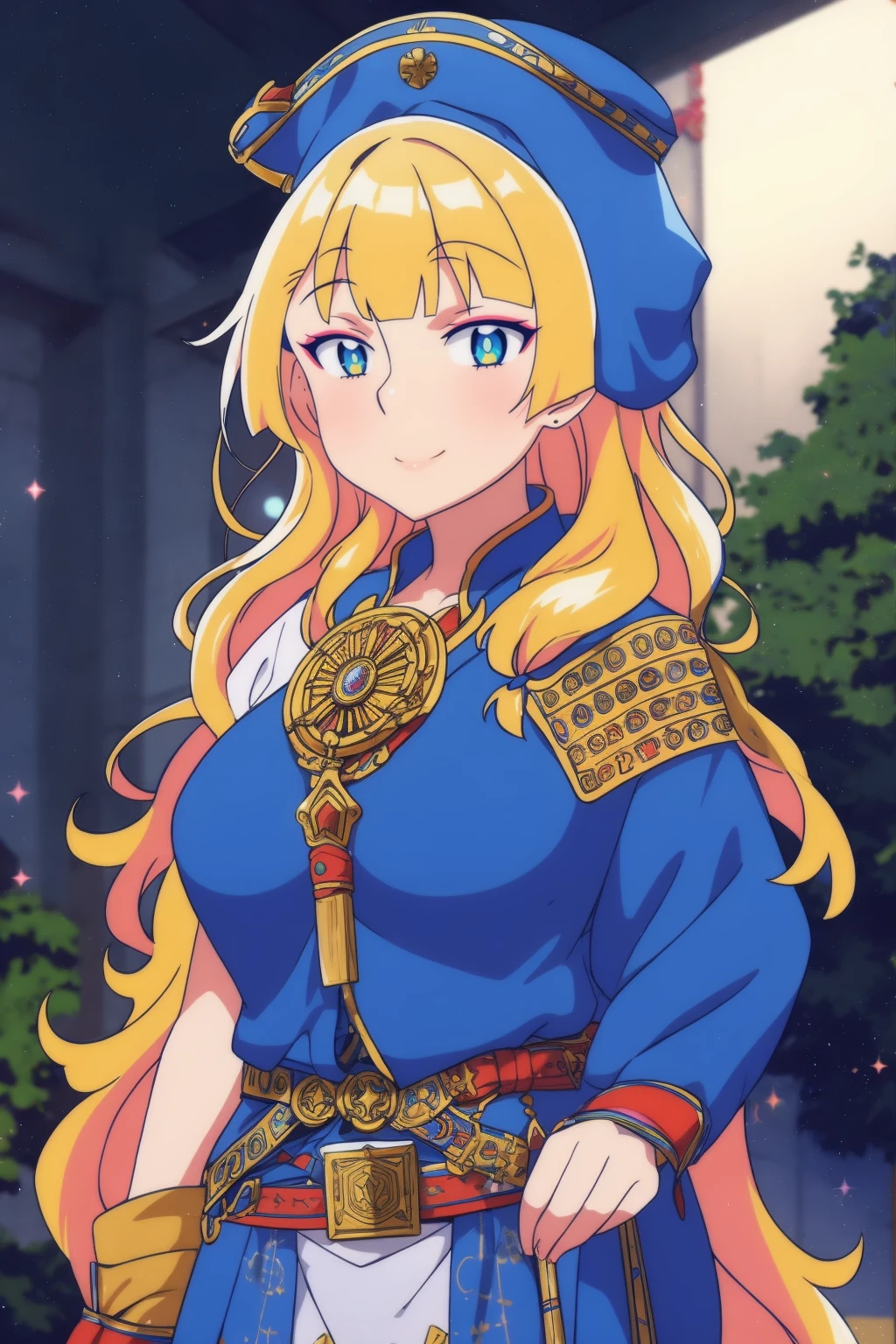 galko,1girl, solo,woman-medieval-cloths,priestess