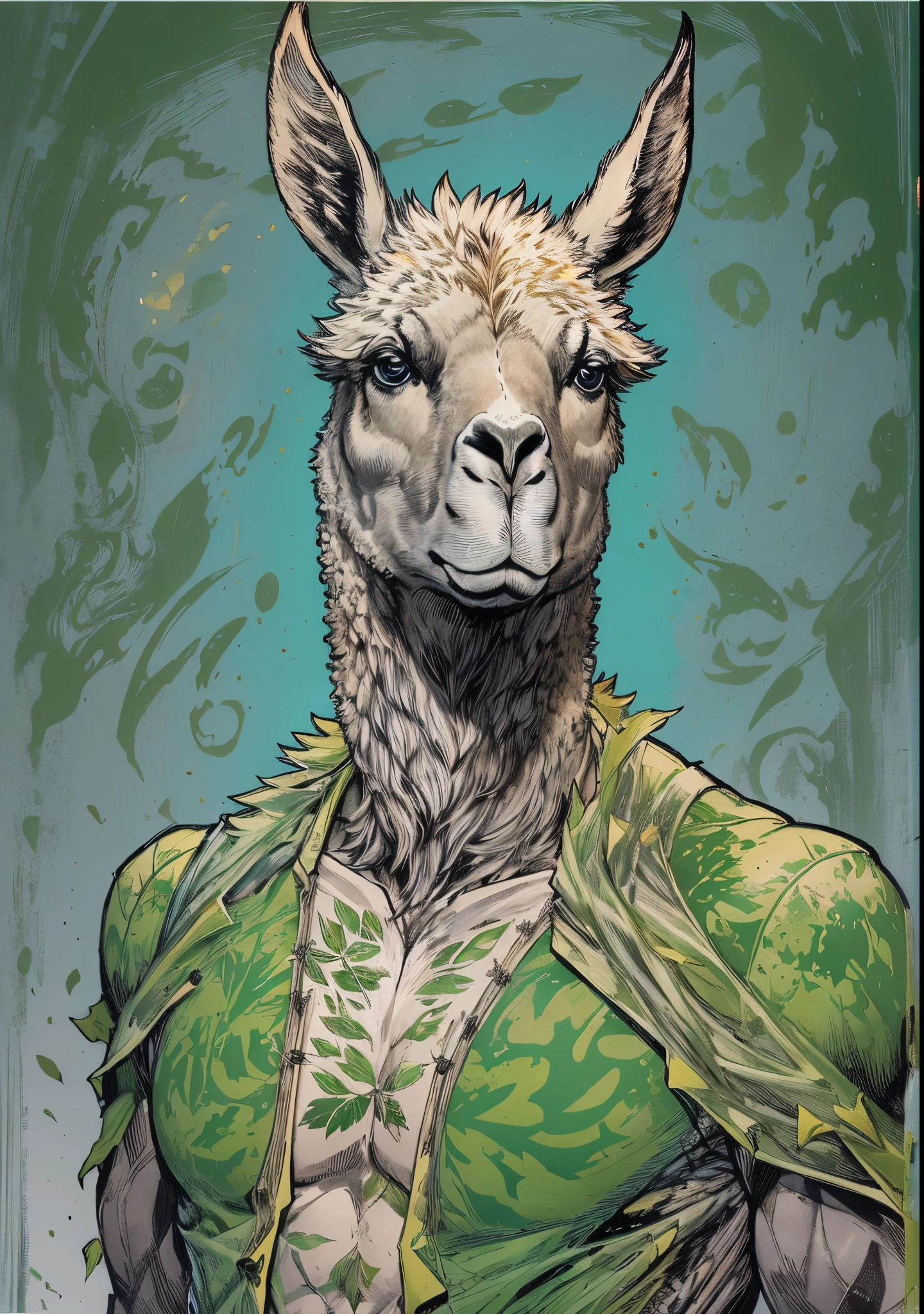 un primer plano de un hombre con una llama verde en la cabeza y torso, humano resplandeciente, Como se ilustra en Top Cow Comics, Brillando en poder, Sosteniendo fuego verde, Hoja de alma verde brillante,esqueleto,esqueleto humano,huesesos,deretirse,nuclear