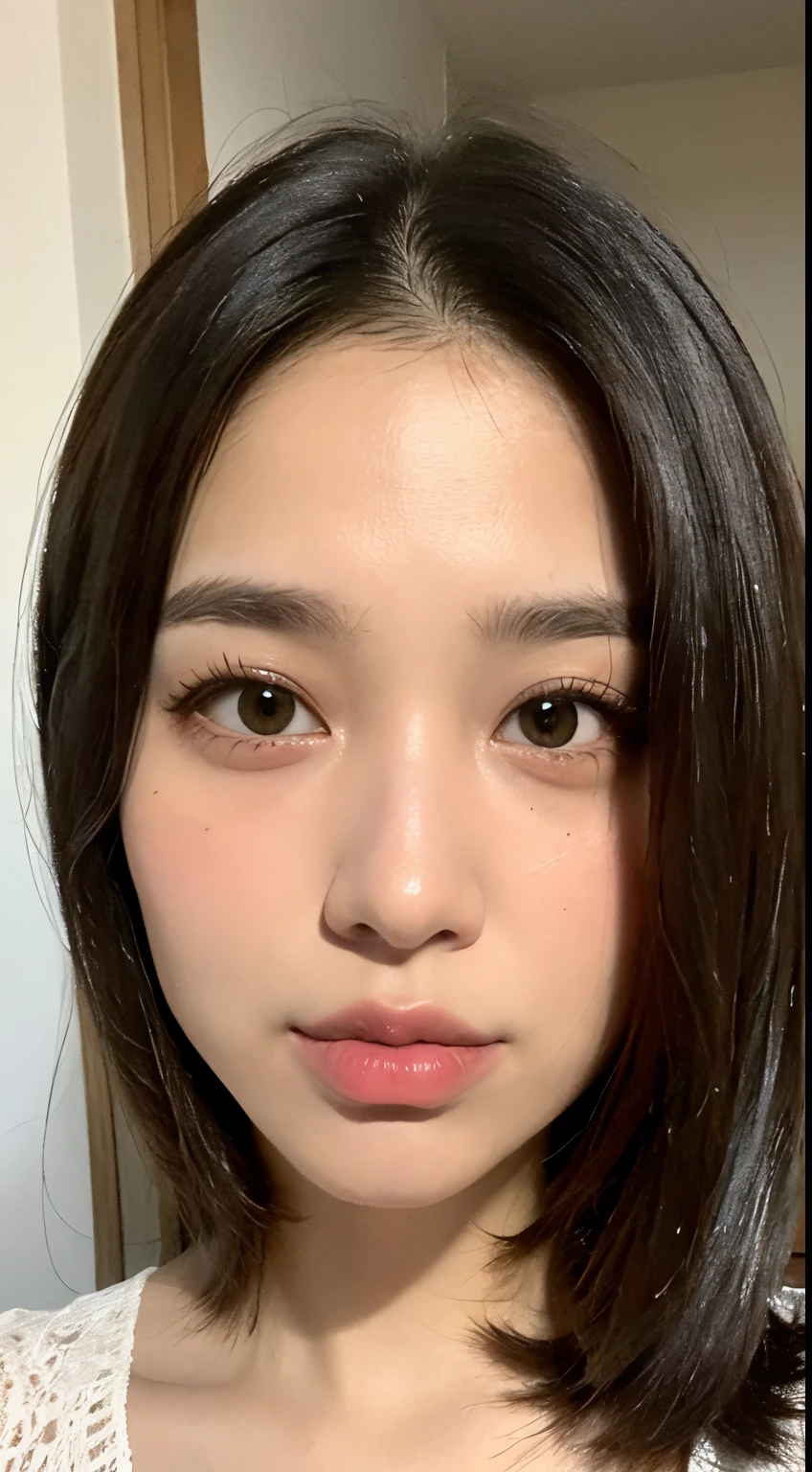 There is a woman with long hair and a pink top, Asian face, south east asian with round face, asian features, young cute wan asian face, 18 anos, Bae Suzy, young adorable korean face, korean face features, detailed face of a asian girl, an Asian woman, Beautiful Asian girl, com rosto redondo, a young asian woman, menina coreana