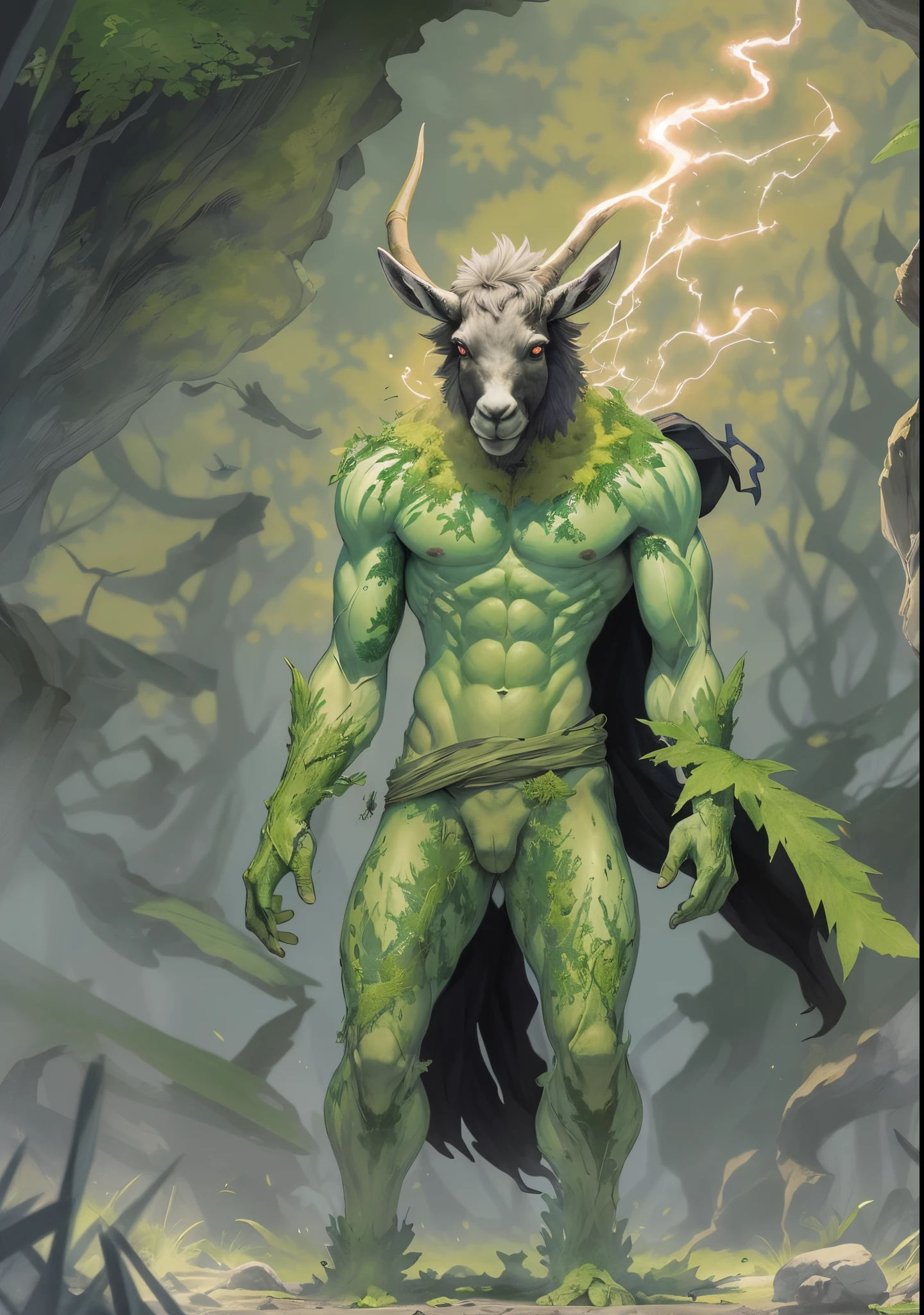 un primer plano de un hombre con una llama verde en la cabeza y torso, humano resplandeciente, Como se ilustra en Top Cow Comics, Brillando en poder, Sosteniendo fuego verde, Hoja de alma verde brillante,esqueleto,esqueleto humano,huesesos,deretirse,nuclear