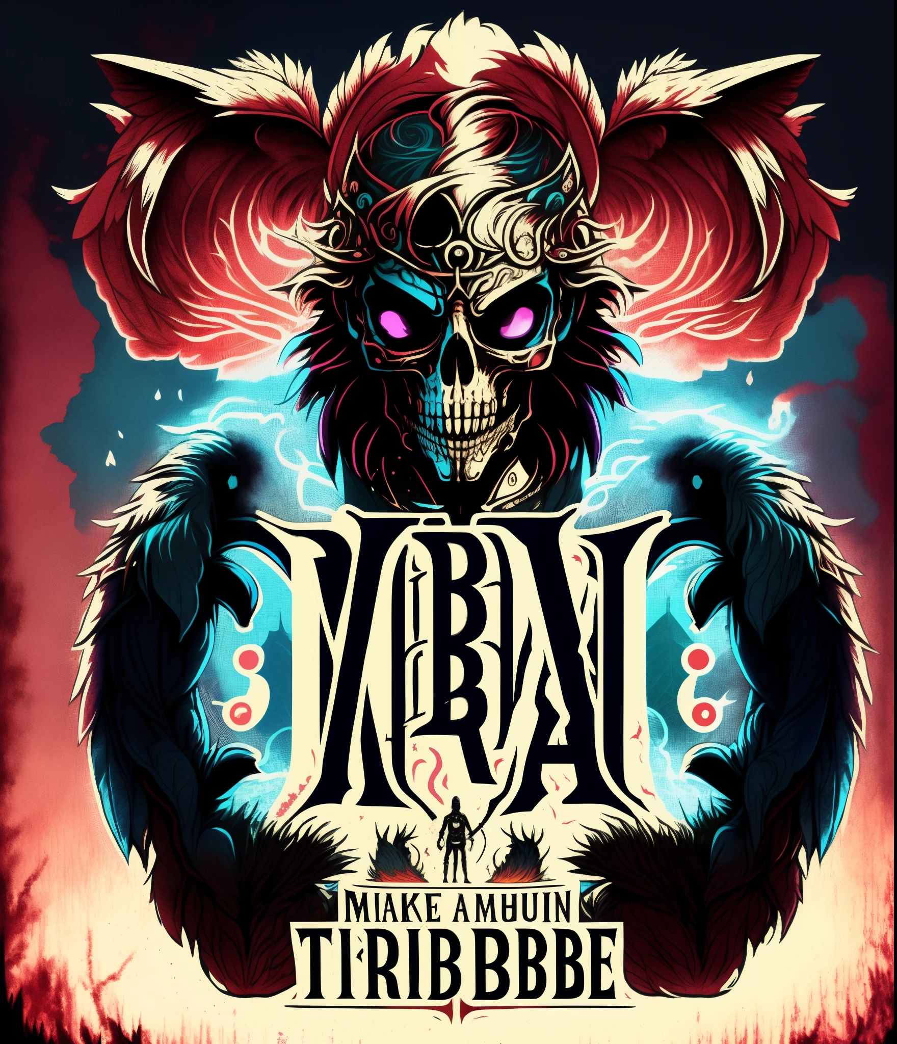 Make a deaign using the word TRIBE