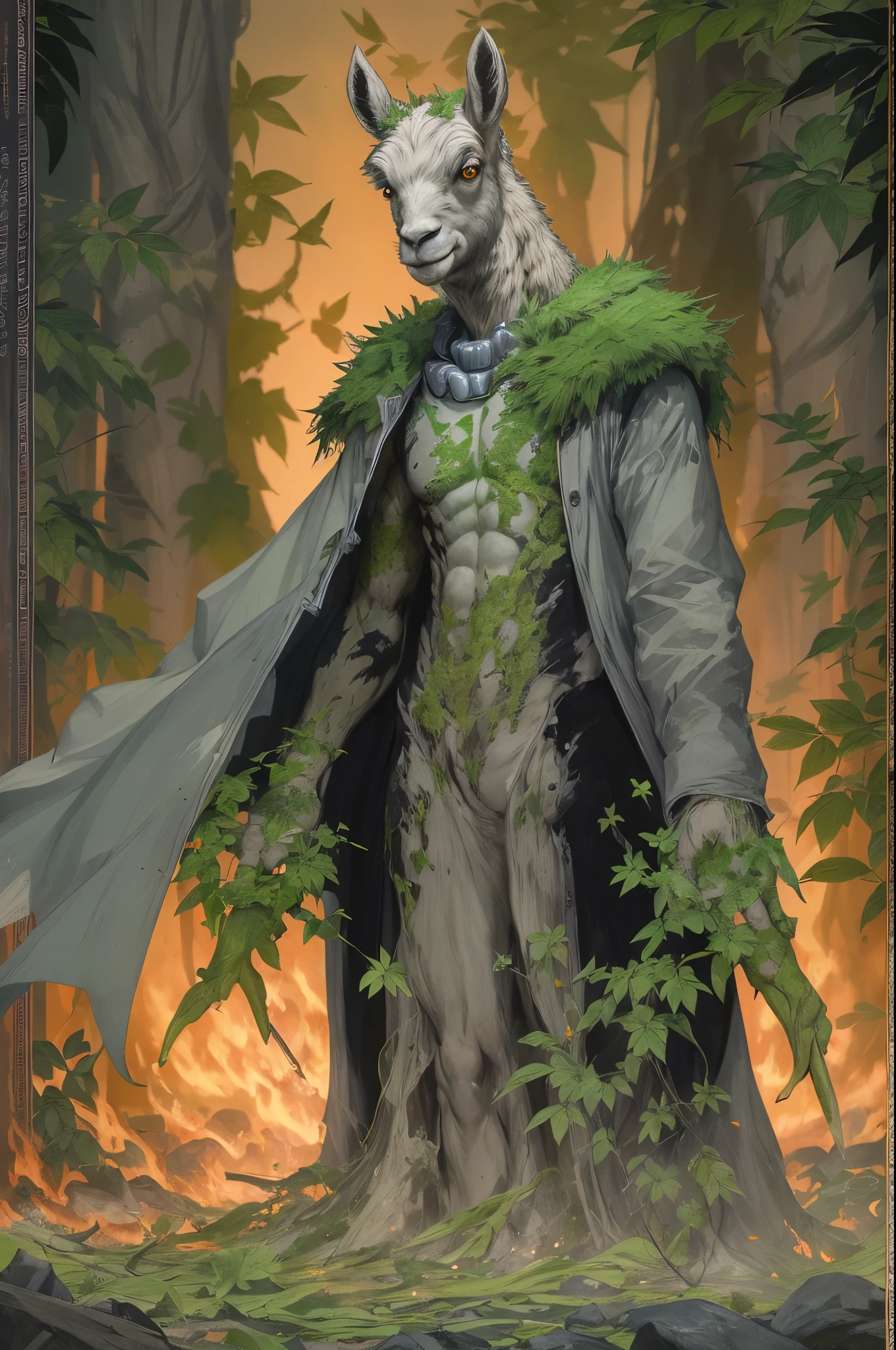 un primer plano de un hombre con una llama verde en la cabeza y torso, humano resplandeciente, Como se ilustra en Top Cow Comics, Brillando en poder, Sosteniendo fuego verde, Hoja de alma verde brillante,esqueleto,esqueleto humano,huesesos,deretirse,nuclear