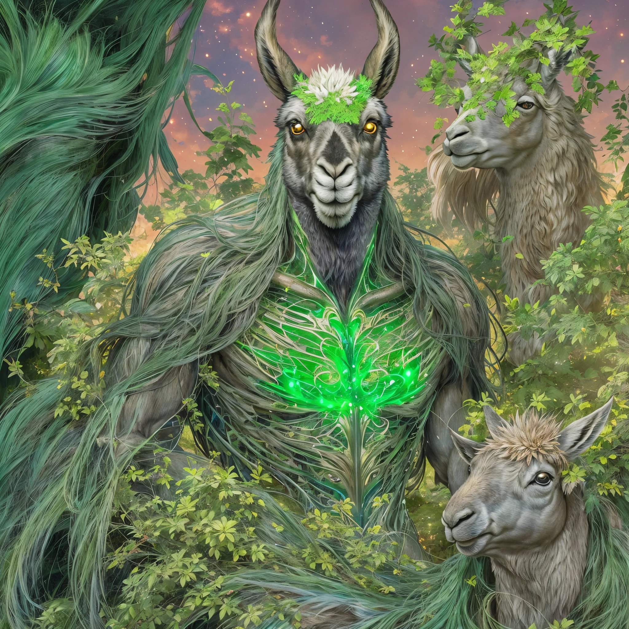 un primer plano de un hombre con una llama verde en la cabeza y torso, humano resplandeciente, Como se ilustra en Top Cow Comics, Brillando en poder, Sosteniendo fuego verde, Hoja de alma verde brillante,esqueleto,esqueleto humano,huesesos,deretirse,nuclear
