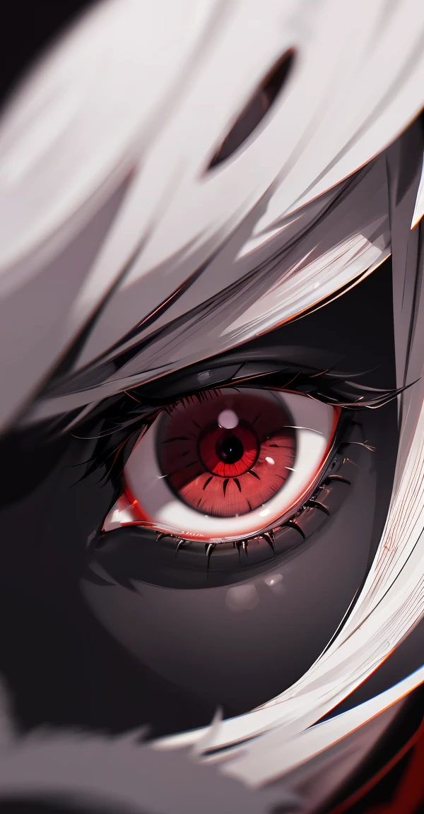 (obra maestra, La mejor calidad), fondo, (horror), miedo, horror, sangre, Llorosos, Mujer, blanco y negro, ((ojos rojos)) high resolution ultra detailed realistic shadow glowing eyes circular pupils defocused background,