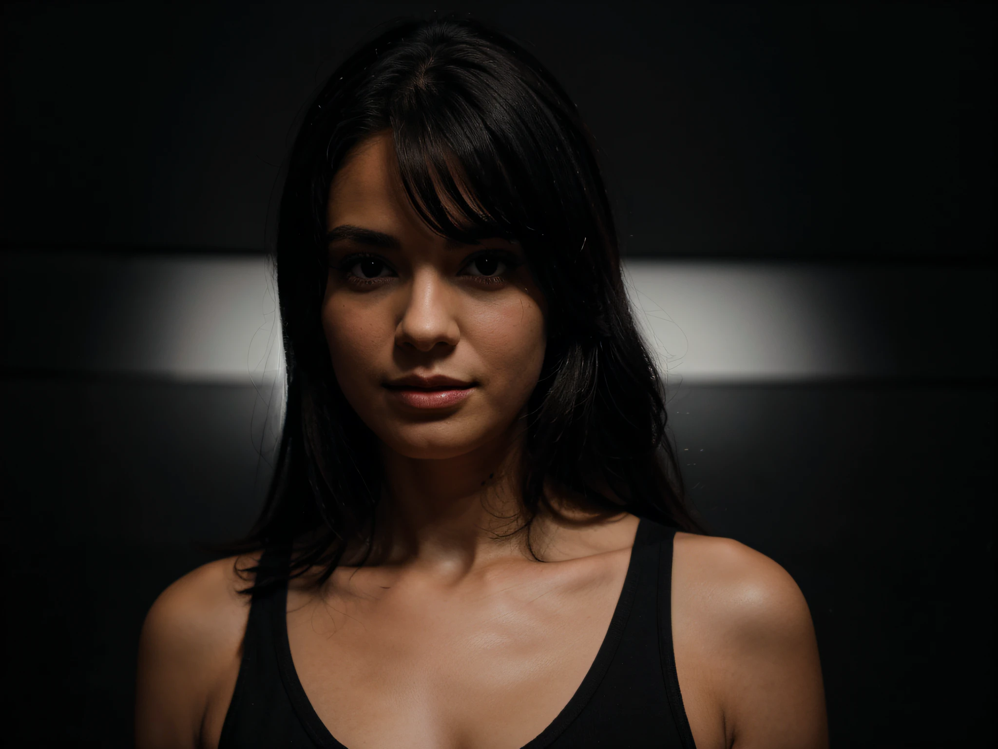 black background