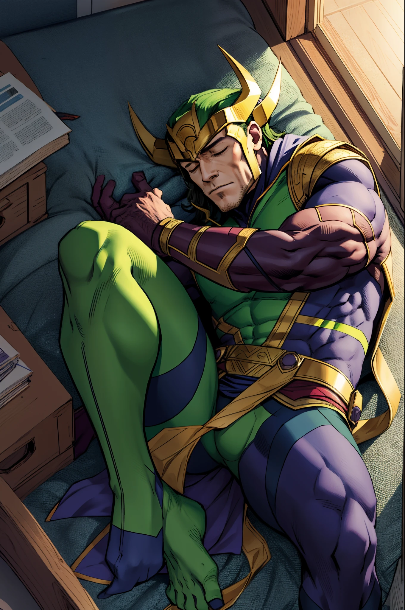 Loki sleeping