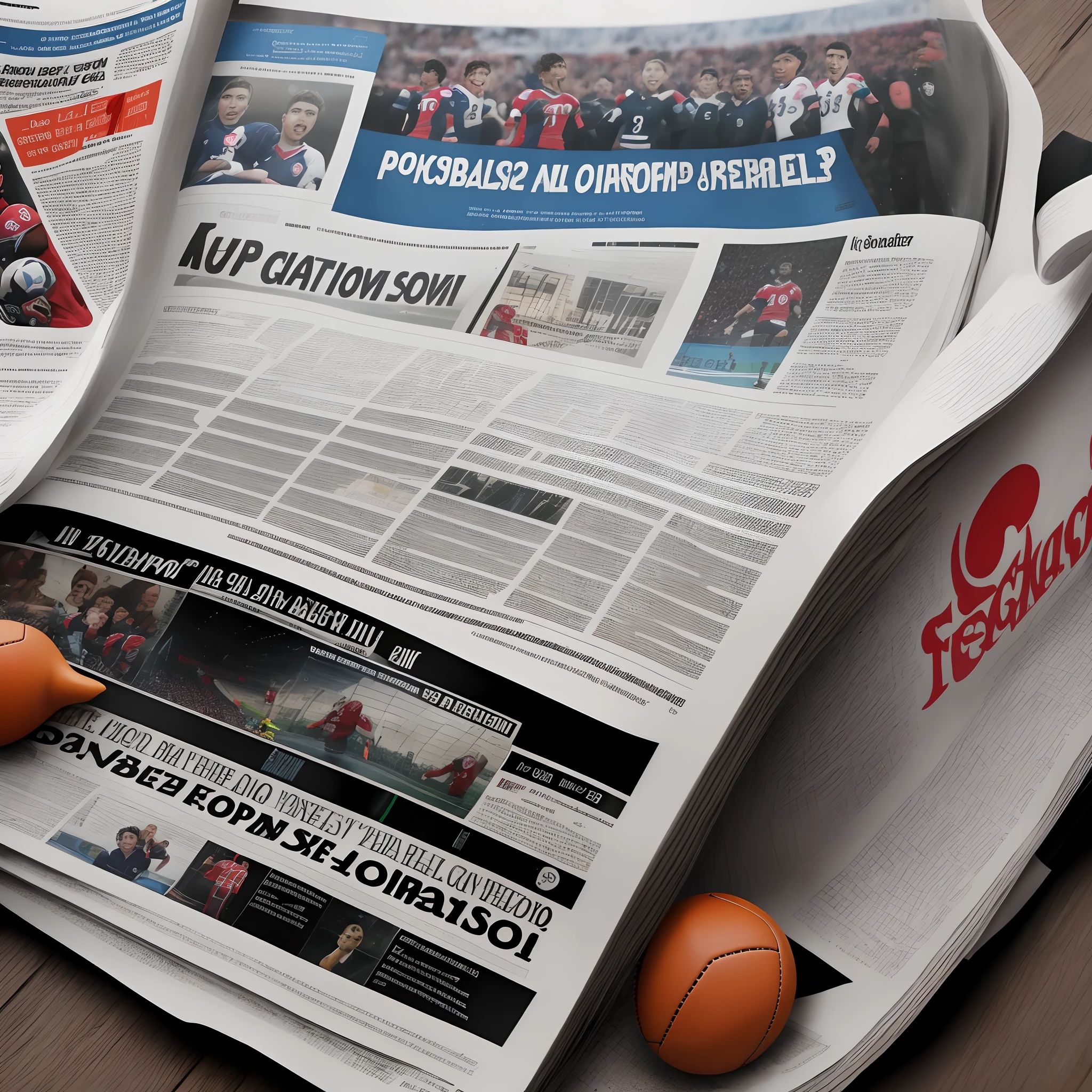 I could make a newspaper cover with 3 articles about football, without any Portuguese errors and everything fully updated