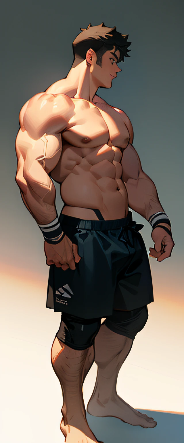 masuter piece、well built、FULL BODYSHOT、Age 25、Underwear、Rugby players、Wild、bbw、muscular、macho、male people、short-haired、Fade Cut、sideshot
