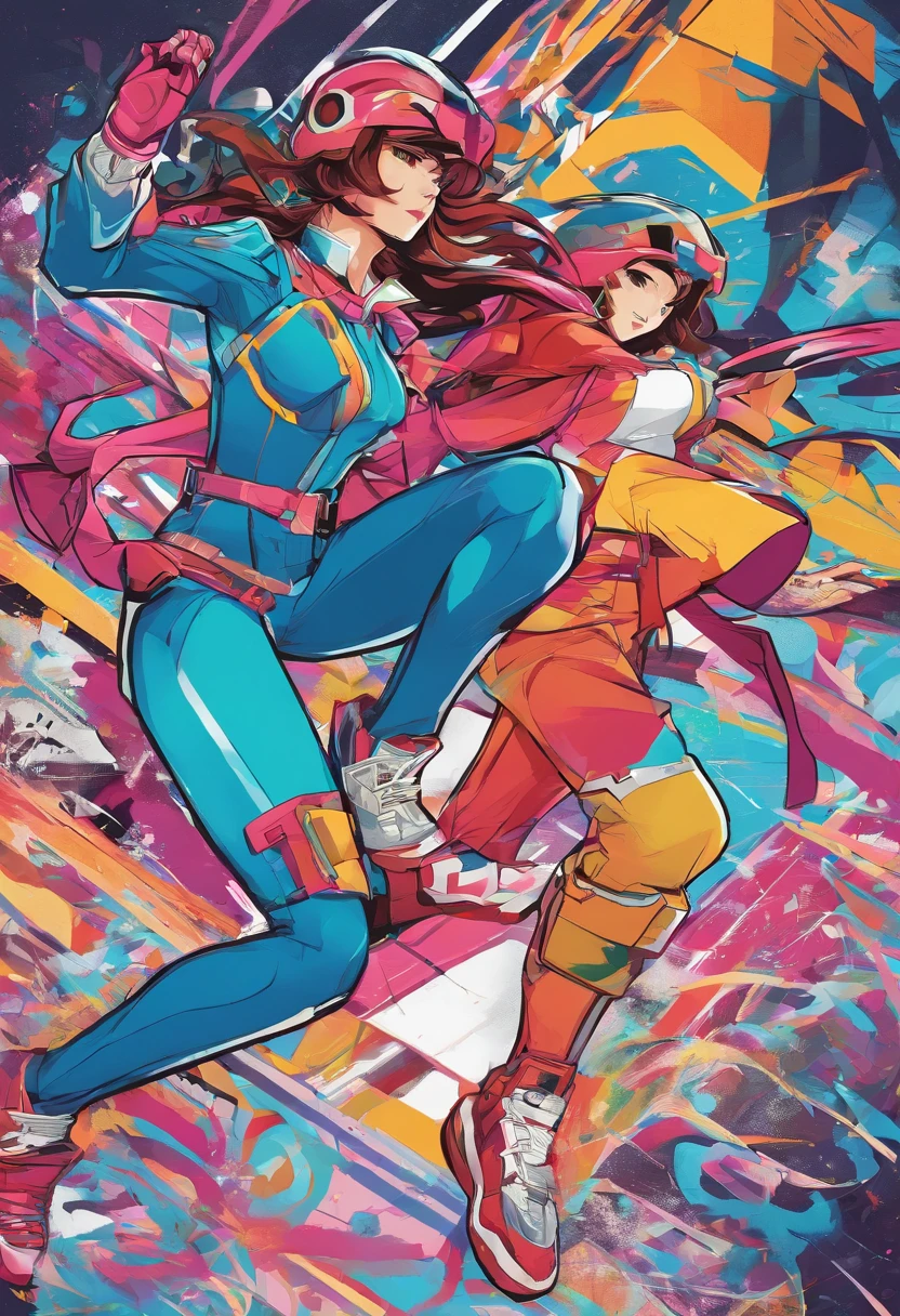 colorful, super sentai, Digital illustration style, Digital Illustration Portrait, Trends in Artstration, in the art style of bowater, detailed portrait of anime girl, digital anime illustration, Painted in the style of Artgerm, Portrait of Martin Ansin, Detailed pictorial portrait, Digital Illustration -, artgerm. High Detail
