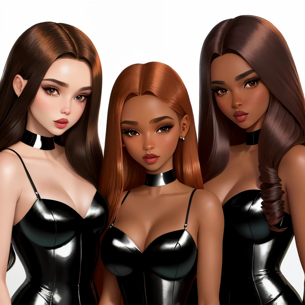 obra prima, melhor qualidade, ((rihanna, ciara, black hair)) head back, sassy wicked, open mouth, big teeth smile, thick smoky black eye shadow, long fake eyelashes, sultry eyes, ((dark orange leather biker jacket,)) biker jacket has stiff collar, leather blouse, ((mint green pvc skinny pants,)) studs zippers snaps, shiny leather gloves, nip slip, body is skinny, laying down hugging each other on sofa, shiny tight buttocks, arched back, mashing breasts, (passionate kissing,) camera view of whole body, looking up at me, shallow depth of field, highres, HD, 8k, anatomically correct