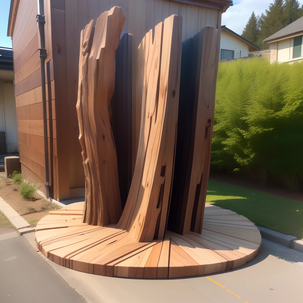 Wood sculpture