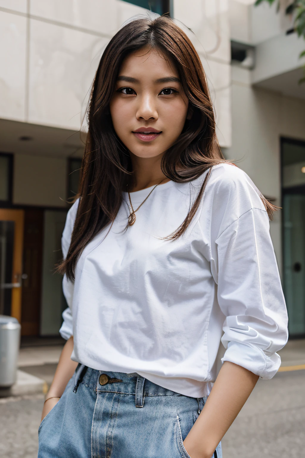 Asian women invisible braces