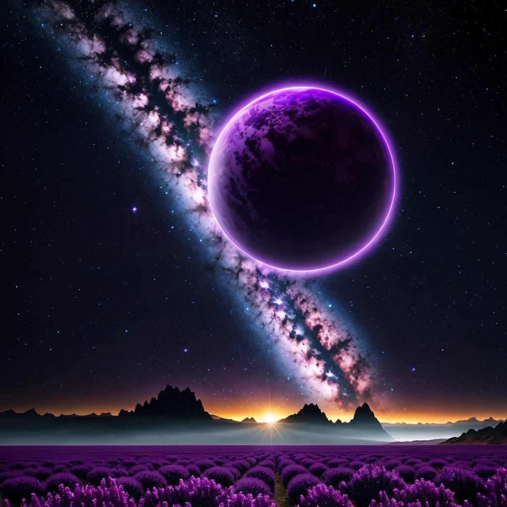 8K masterpiece, ((Daylight scene)), ((Soft light)) It's a day on a completely desert planet，We see two satellites in the sky，Everywhere there are large spaceships with complex structures, celestial landscape, Stars and nebulae