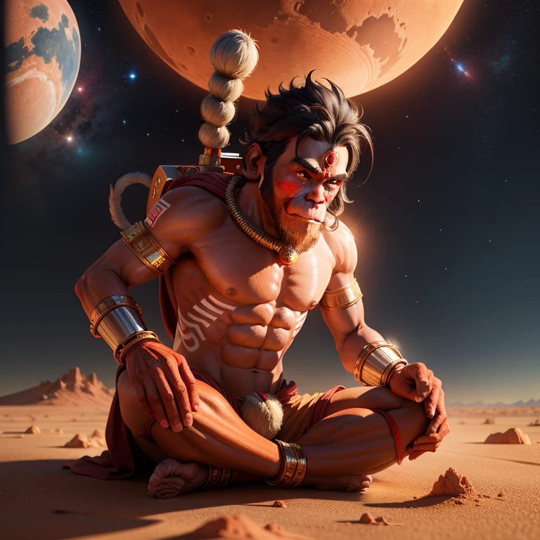 Hanuman in mars