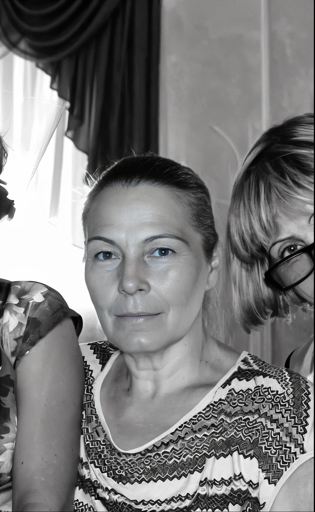 older woman, Detailed clear eyes, Detailed, realistic skin texture, higly detailed, Best Quality, 8K, Hi-Def
