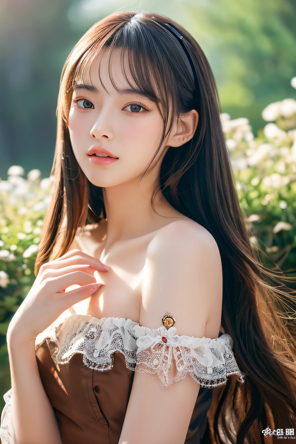 Focus on people。Create and express the best shining composition of the person in a realistic way。((​masterpiece))、(((top-quality)))、((ultra-detailliert))、(A hyper-realistic)、(highly detailed CGillustration)、(extremely delicate and beautiful)、Girl a masterpiece、top-quality、Realistic skin feeling、Realistic fabric、We will introduce a realist illustration focusing on the center front of girls with realistic and ultra-detailed eyes.。This is the absolute rule, and the following sentence expresses the image quality。 The greatest painter in human history meets an unparalleled beauty、It is the greatest masterpiece in the history of the Inuiku Ichigo, which depicts the most beautiful figure of a lifetime.。 Create stunning anime artwork that is currently trending on seaStation、Introducing exquisite beauty and seductive aesthetics。