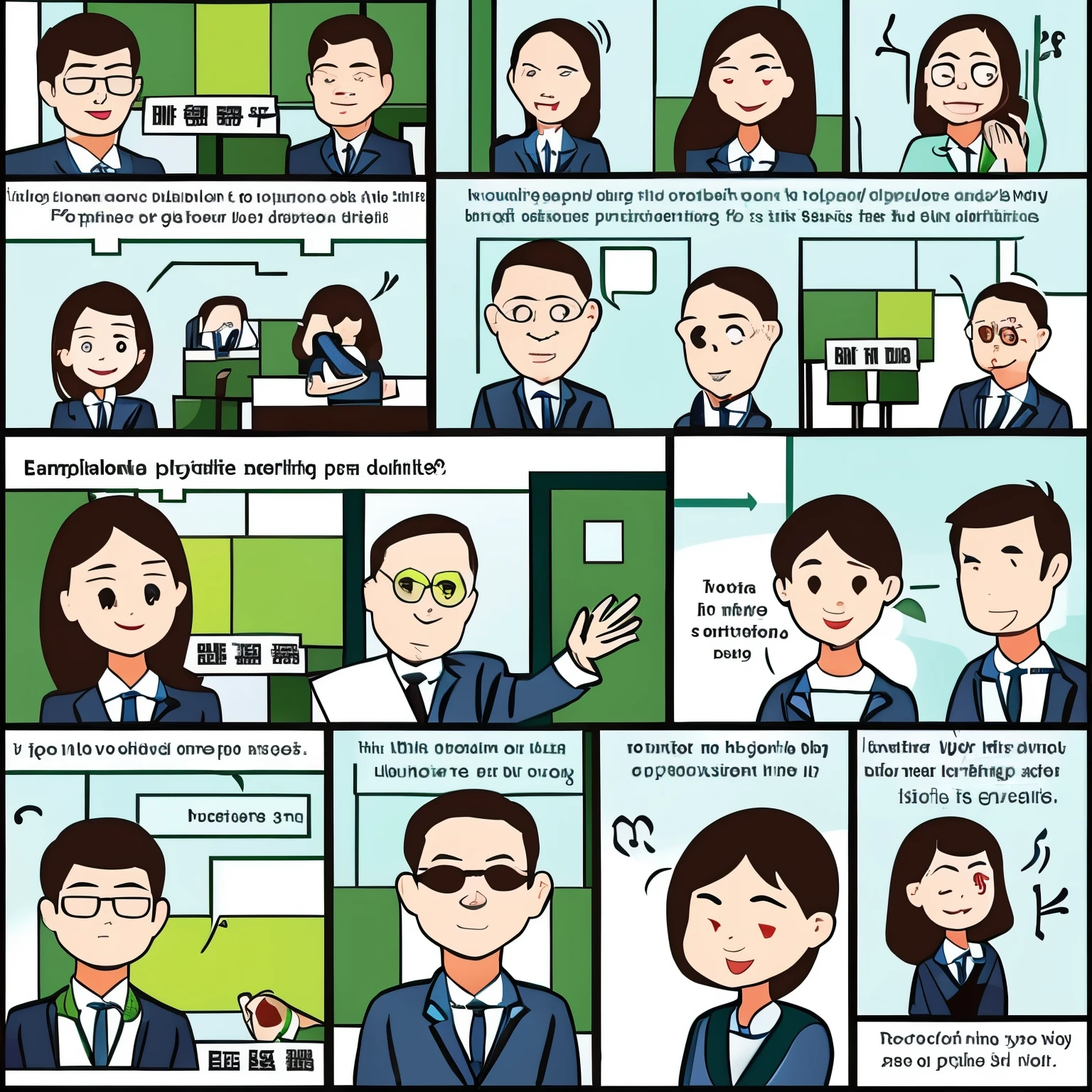 Animation please、Graphic recording of a conference on employment of people with disabilities、Using easy illustrations