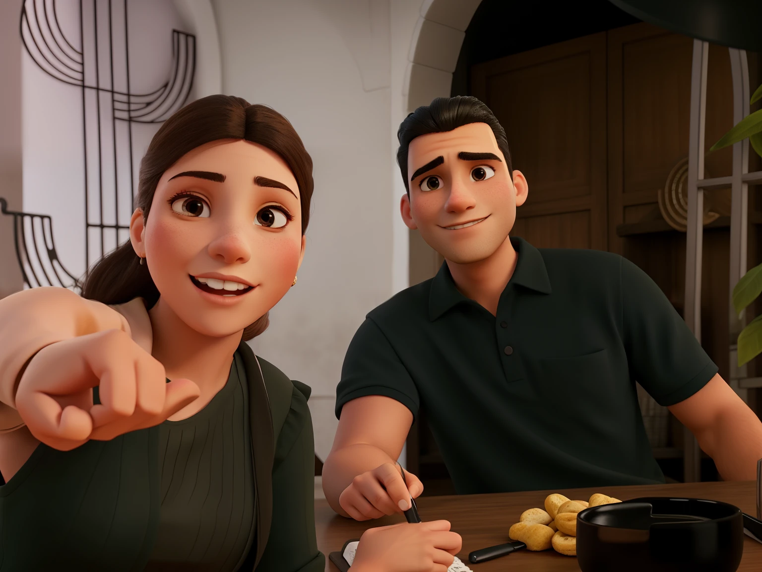 Mujer y hombre