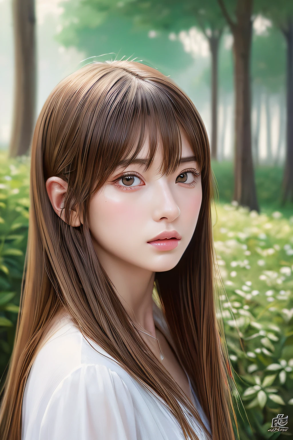 Focus on people。Create and express the best shining composition of the person in a realistic way。((​masterpiece))、(((top-quality)))、((ultra-detailliert))、(A hyper-realistic)、(highly detailed CGillustration)、(extremely delicate and beautiful)、Girl a masterpiece、top-quality、Realistic skin feeling、Realistic fabric、We will introduce a realist illustration focusing on the center front of girls with realistic and ultra-detailed eyes.。This is the absolute rule, and the following sentence expresses the image quality。 The greatest painter in human history meets an unparalleled beauty、It is the greatest masterpiece in the history of the Inuiku Ichigo, which depicts the most beautiful figure of a lifetime.。 Create stunning anime artwork that is currently trending on seaStation、Introducing exquisite beauty and seductive aesthetics。