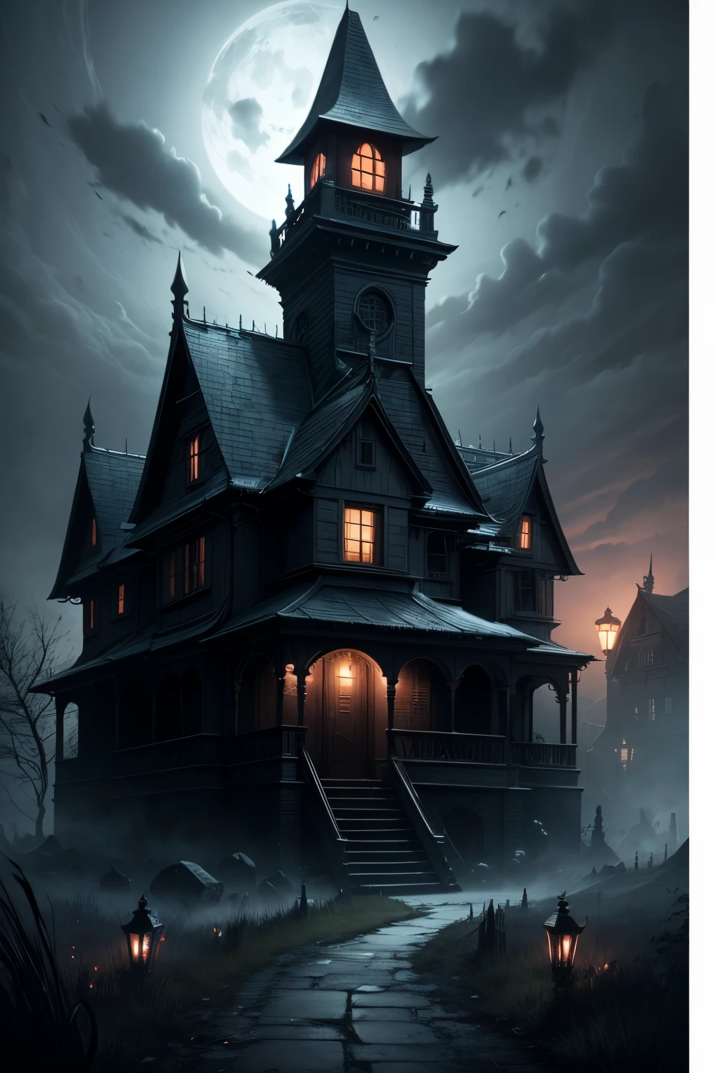 darkness house night sinister horror