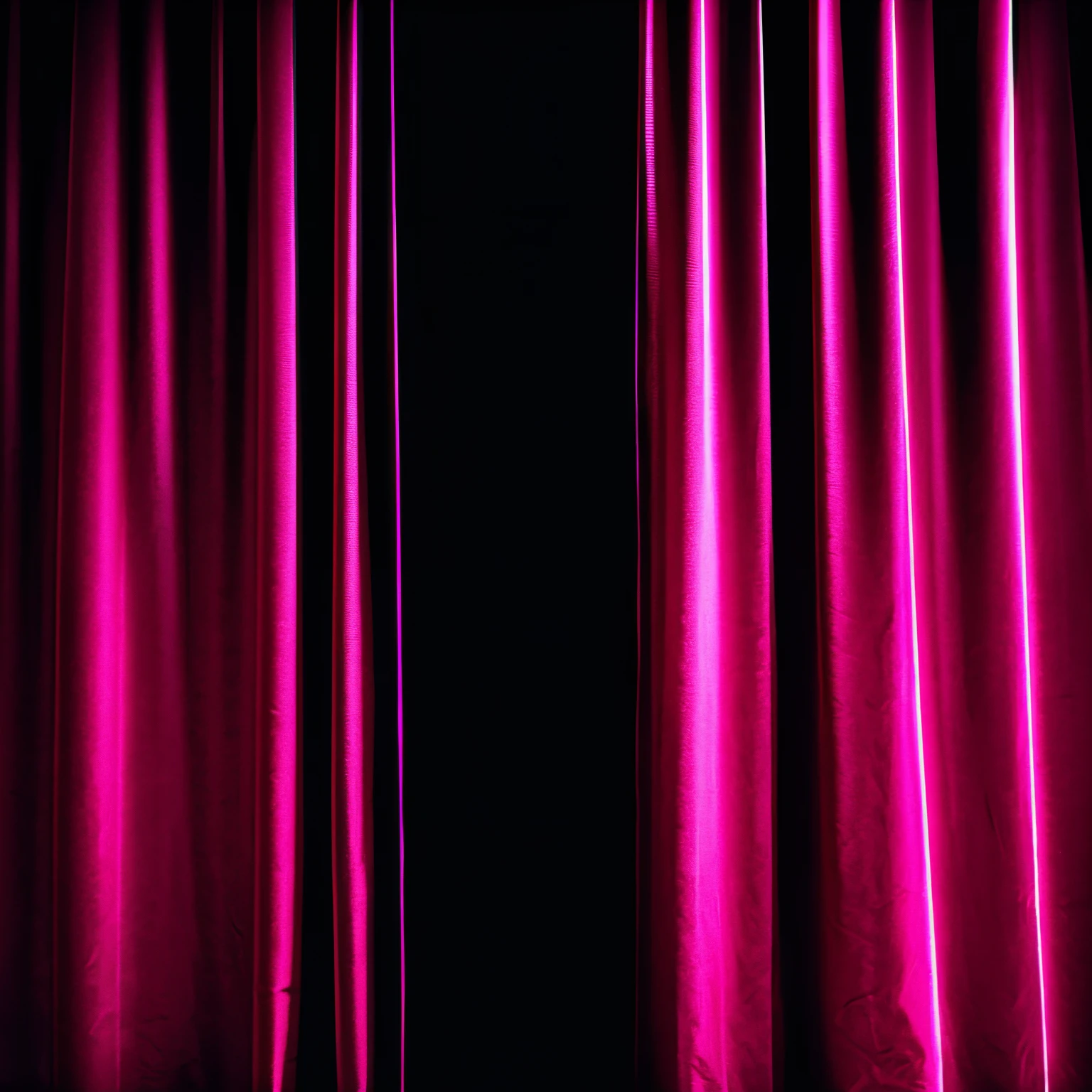 black pink dark room background curtain