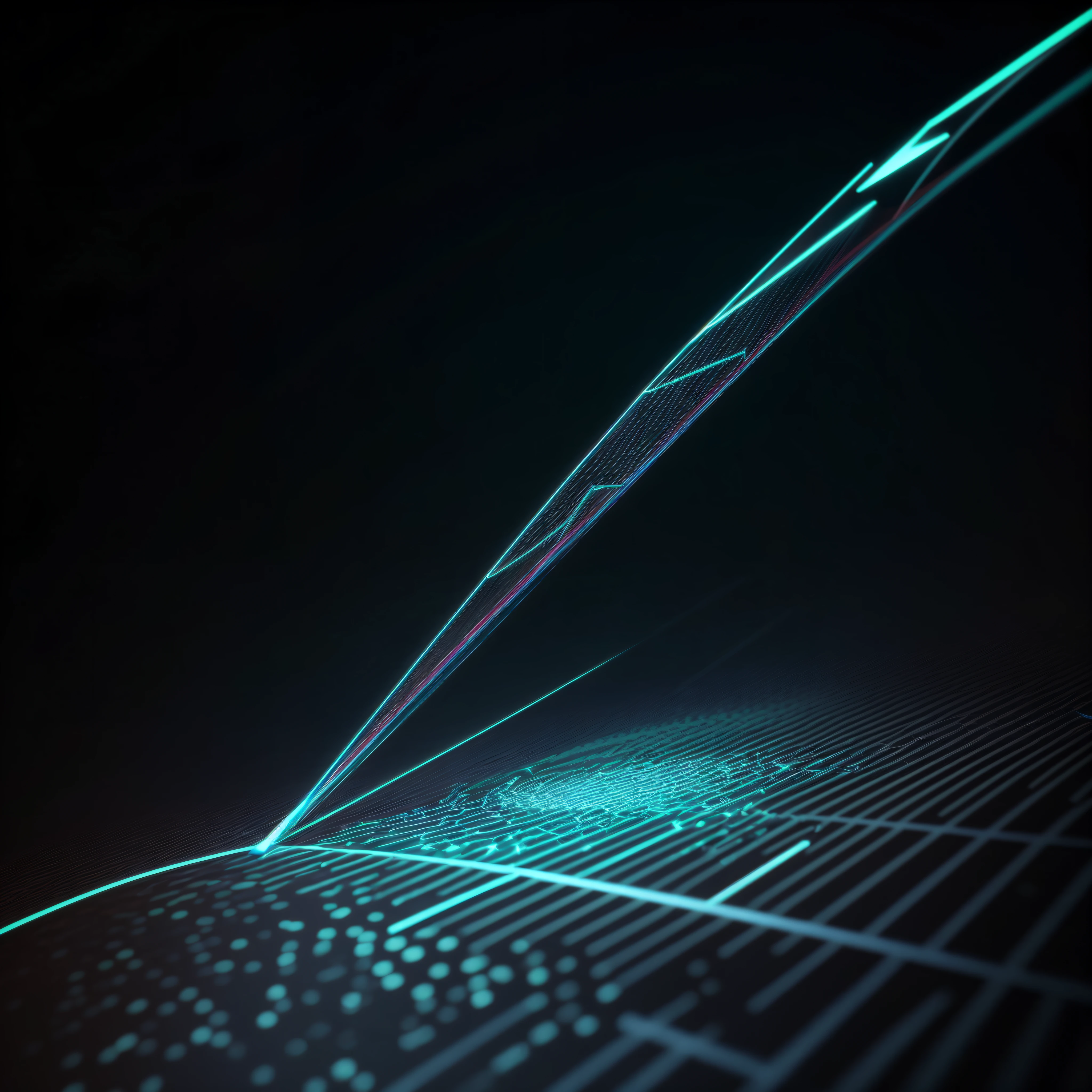 Engaging 3D visualization featuring stunning graphs、glinting