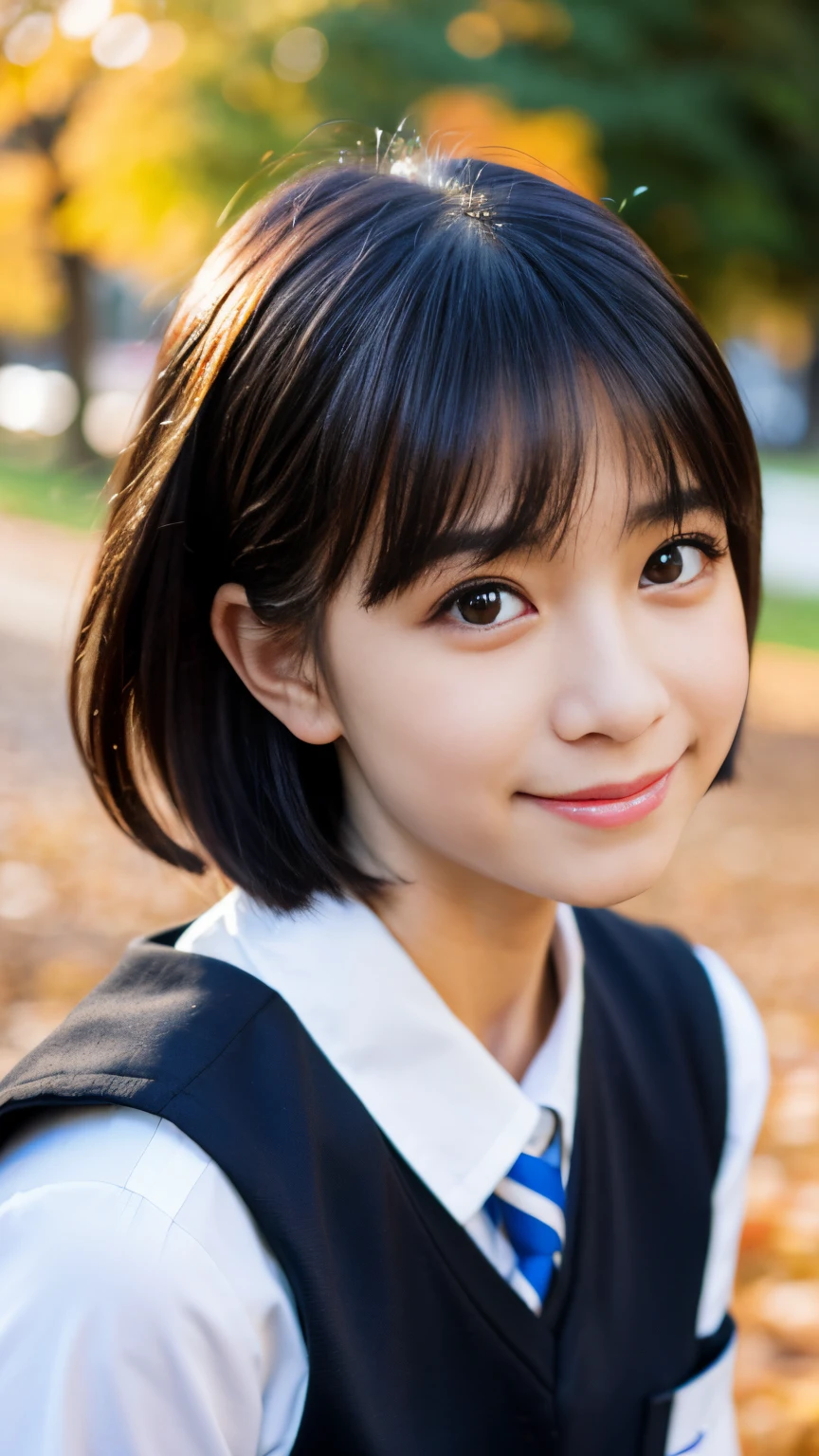 Best-quality, Masterpiece, Ultra-High-Resolution, (Photorealistic:1.4), Raw-Photo, ((photo colored in bright primary colors)), 1girl, 18-years-old, the most famous Japanese idol, at flower-shop, wearing white-loose-sweater, extremely cute face like a most popular Japanese idol, (extremely beautiful big-black-eyes), extremely beautiful black-short-cut-haired, detailed flower-shop, detailed lots-of-flowers, detailed white-loose-sweater, looking at viewer, innocent smile