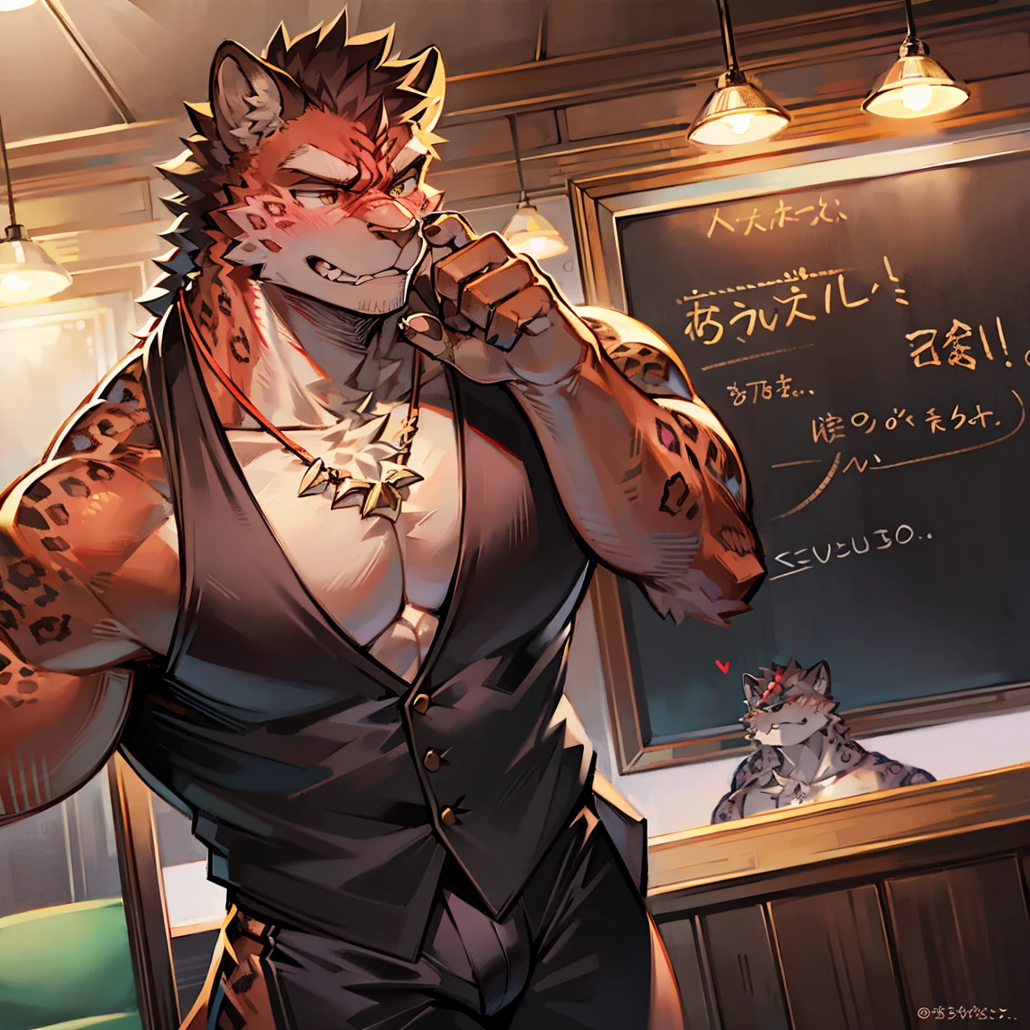 Leopard orcs、male only，‎Teacher、Muscle tissue、Raised sexy，the only person、校服