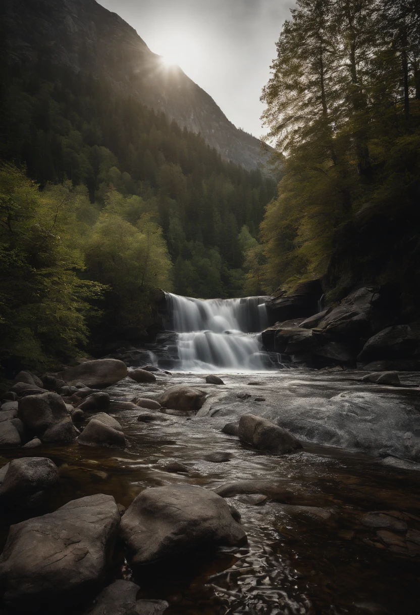 Behold、when you hit a rock、water is gushing out of the rock