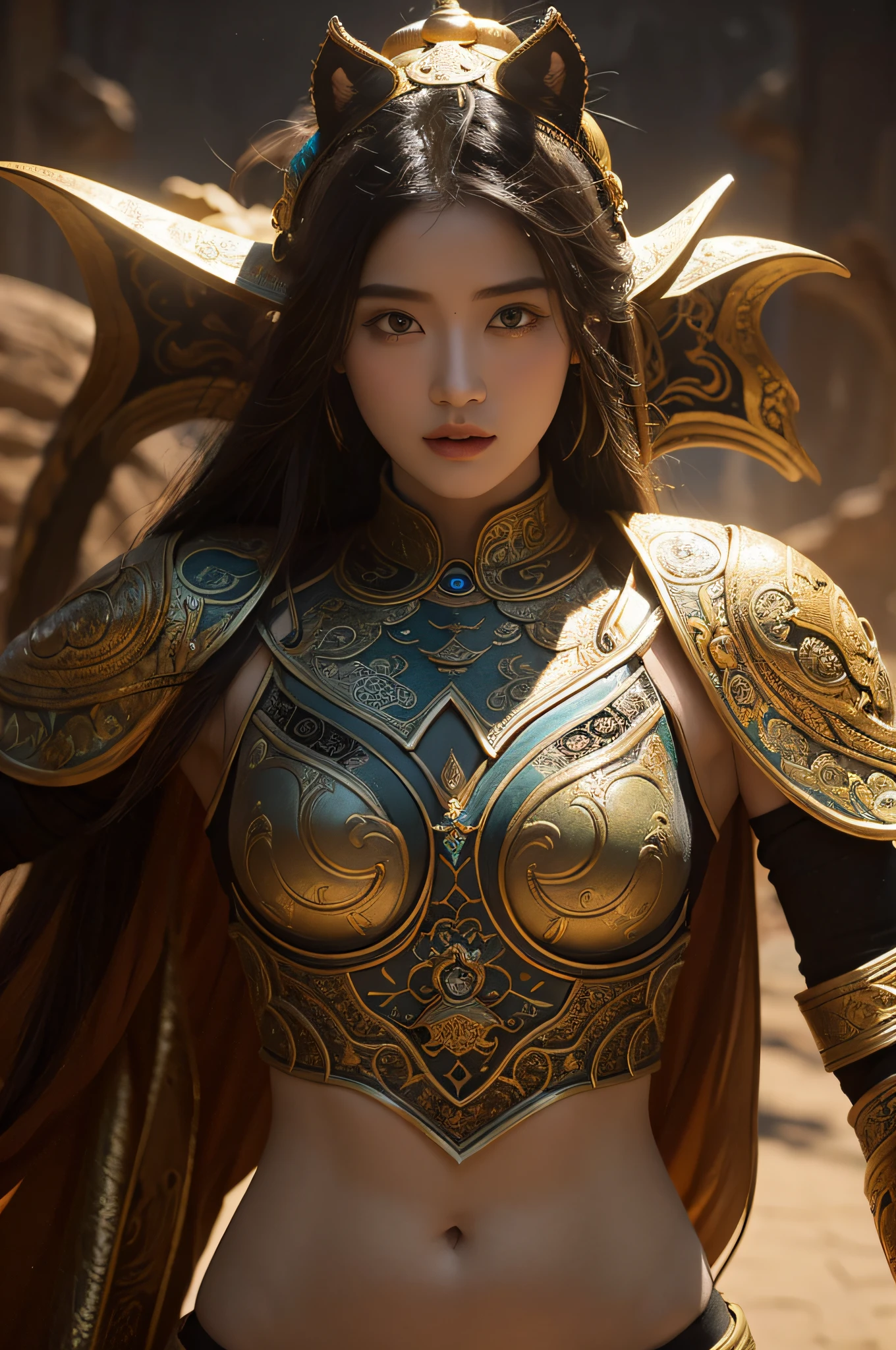 Extreme light and shadow，Dunhuang Myth，fantasy，scifi style，tmasterpiece，ultra - detailed，high detal