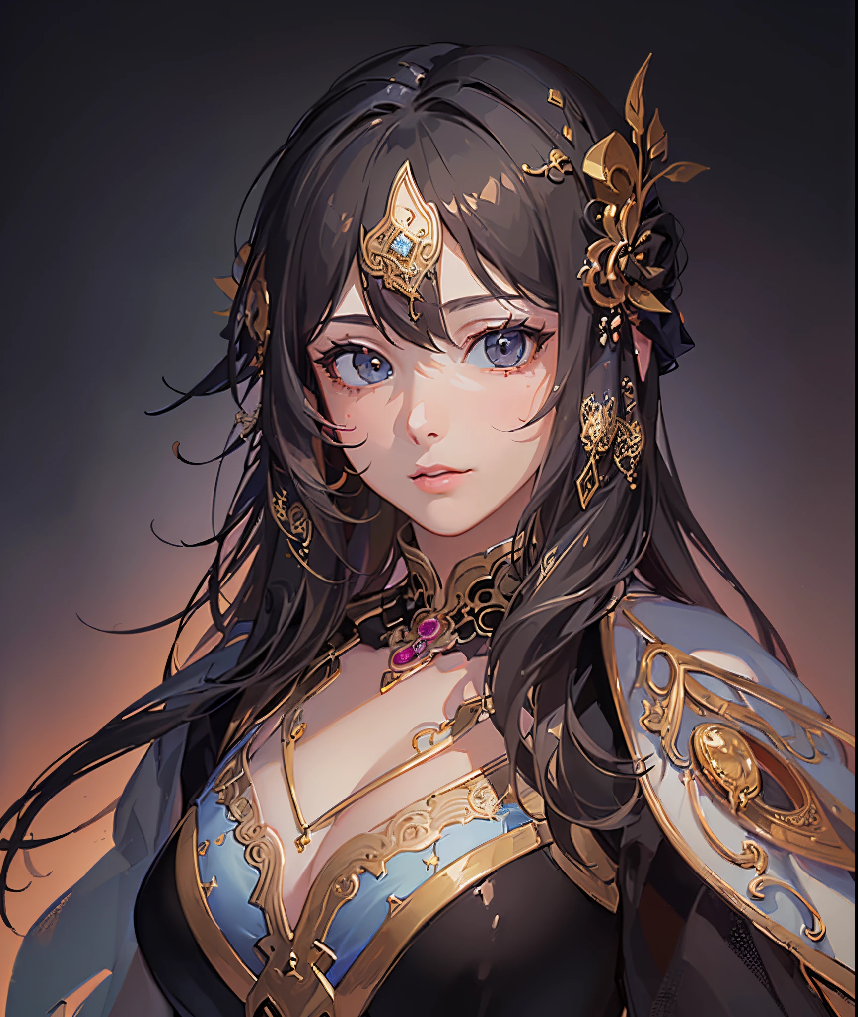(masterpiece, top quality, best quality, official art, beautiful and aesthetic:1.5), (1girl), extreme detailed,(fractal art:1.5),colorful,highest detailed --auto --s2