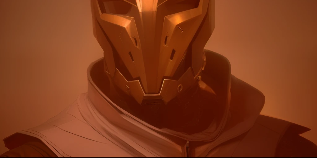 um homem com capacete e jaqueta parado no deserto, face of an armored villian, Foco da armadura no rosto, cinematic close-up of bust, estilo craig mullins, face of a pale alien cultist, Orientalista, Detalhe requintado do capacete, destino, Baptiste de Overwatch, Craig Mullins 8 K, Craig Mullins Nekro, they share one head. cinemactic