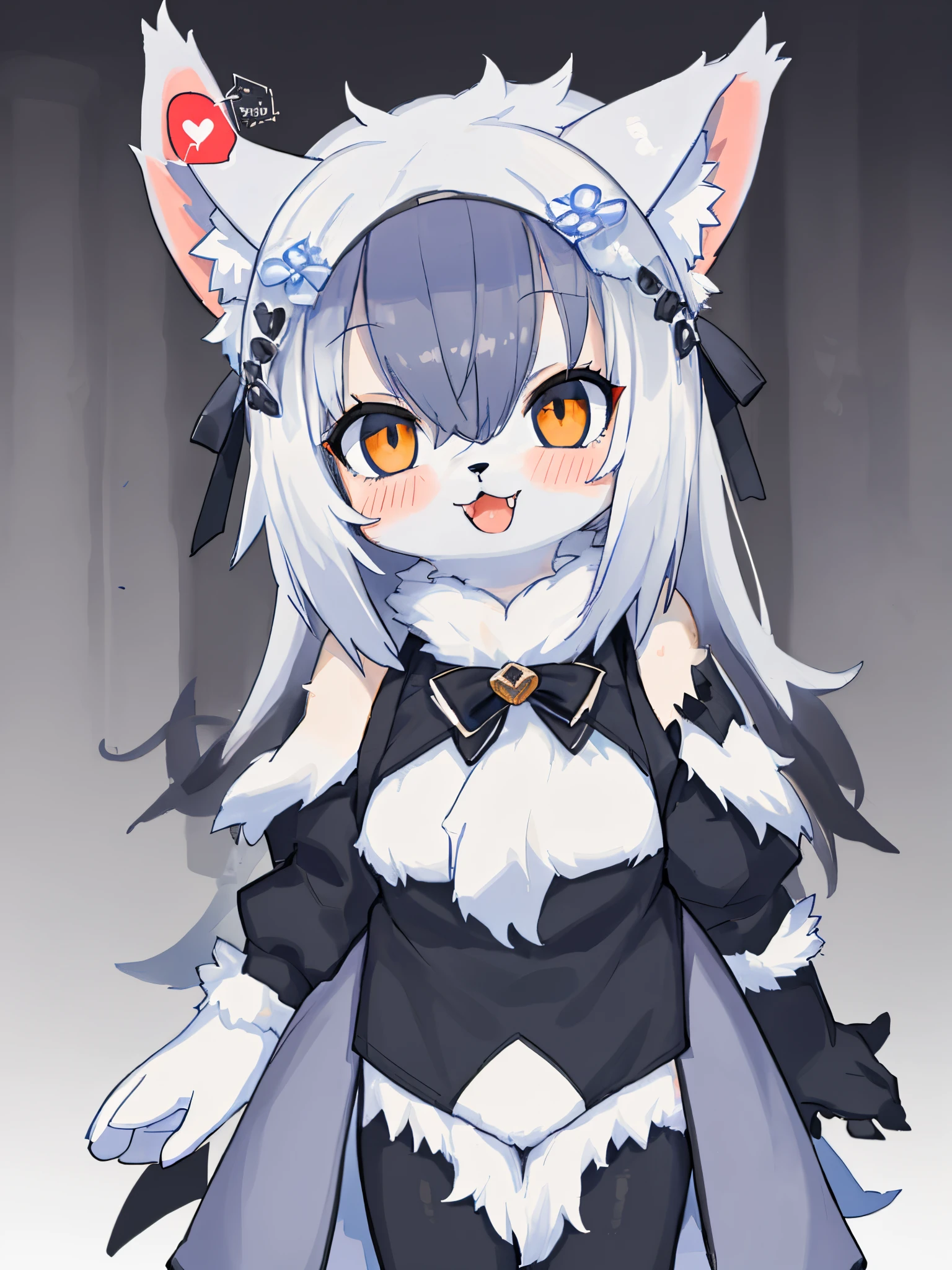 A cute wolf