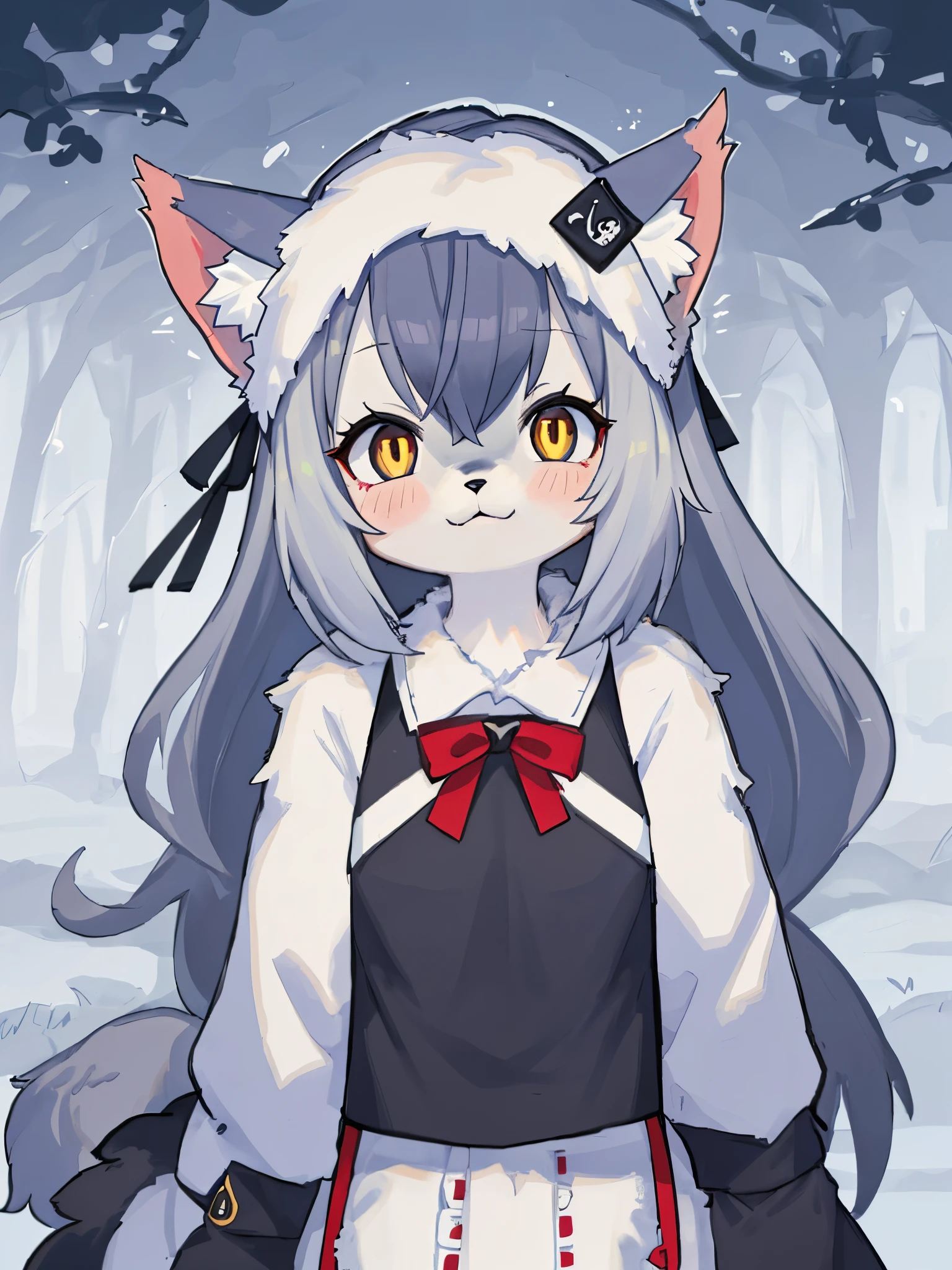 A cute wolf
