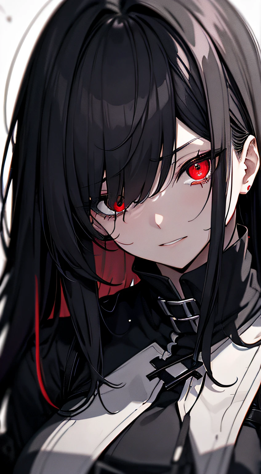Tears of blood from the eyes、dead body、Blood everywhere、blood splashing、dark hue、Red hue、Cross-eyed、Stranger、View other people、Ahegao , Silly,Sexual ecstasy,Drunken eyes,Blunt bangs, Black hair, (finely detailed beautiful eye: 1.2), (Detailed background,Dark Fantasy), (beautifull detailed face), High contrast, (Best Illumination, extremely delicate and beautiful), ((Cinematic Light)), Colorful, Hyper Detail, Dramatic light,