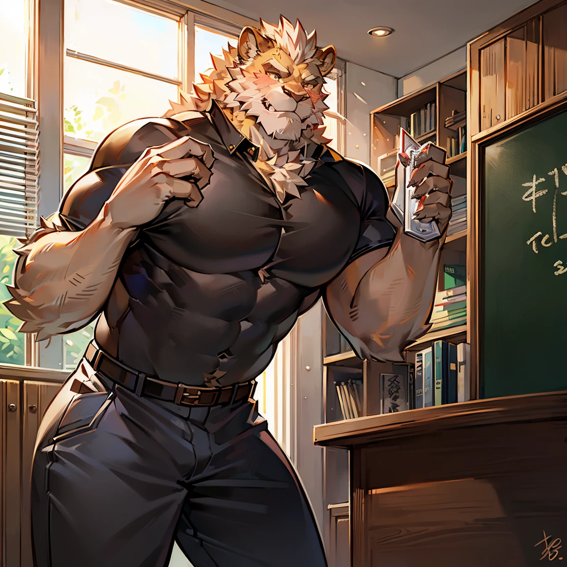 Lion orcs、male only，‎Teacher、Muscle tissue、Raised sexy，the only person、校服