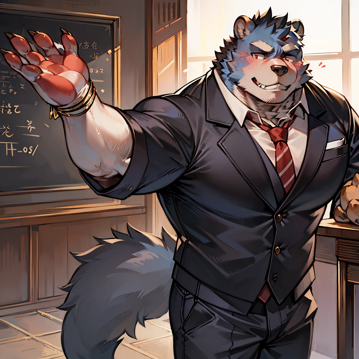 Bear orcs、male only,Teacher、Muscle tissue,the only person、校服、Raised sexy